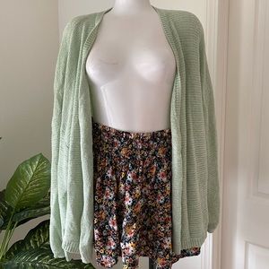 Mint oversized cardigan